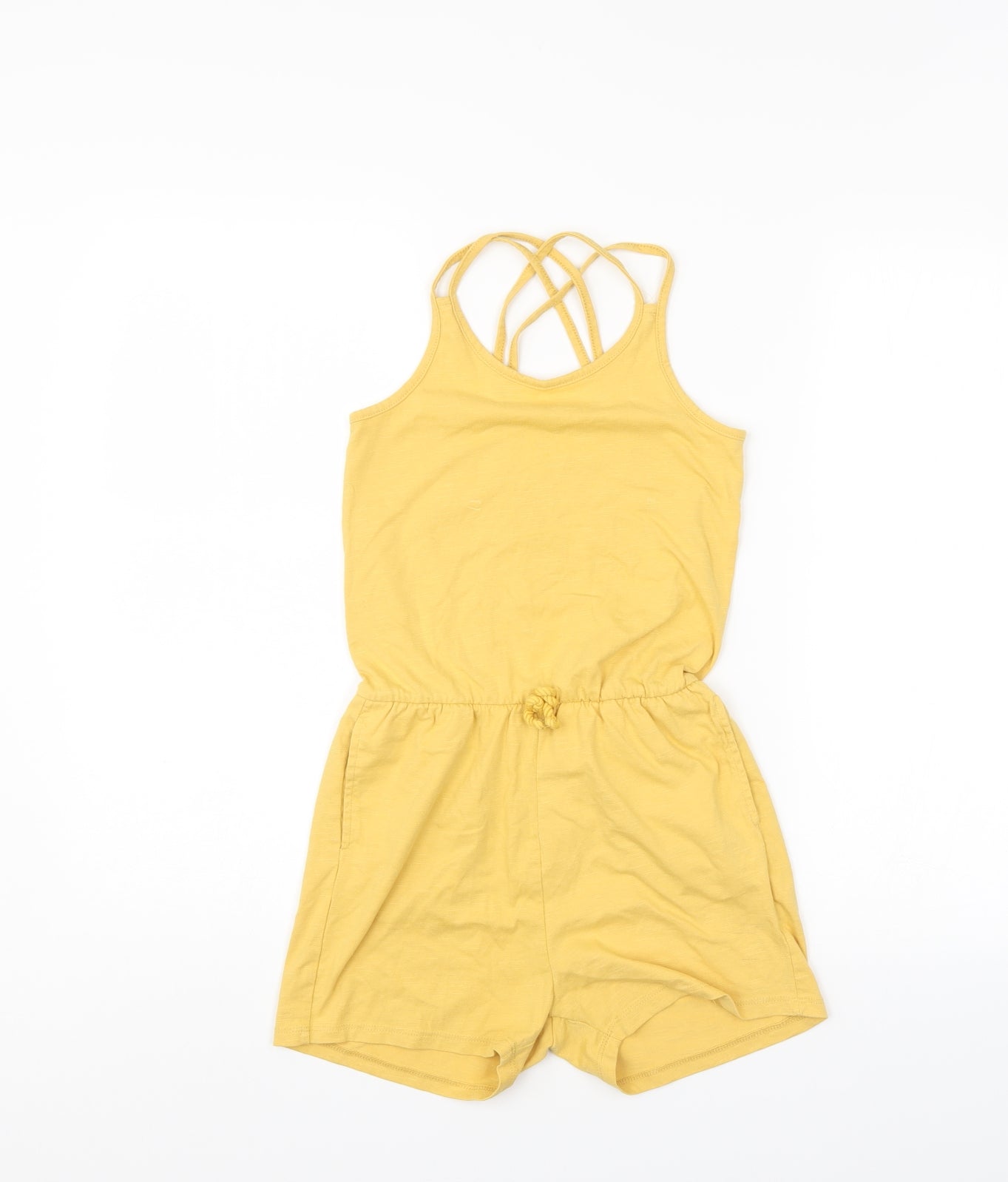 George Girls Yellow   Shorts One-Piece Size 10-11 Years