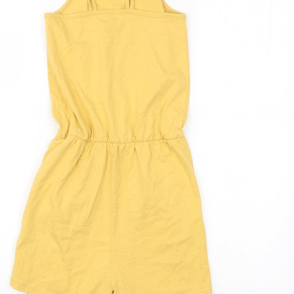 George Girls Yellow   Shorts One-Piece Size 10-11 Years