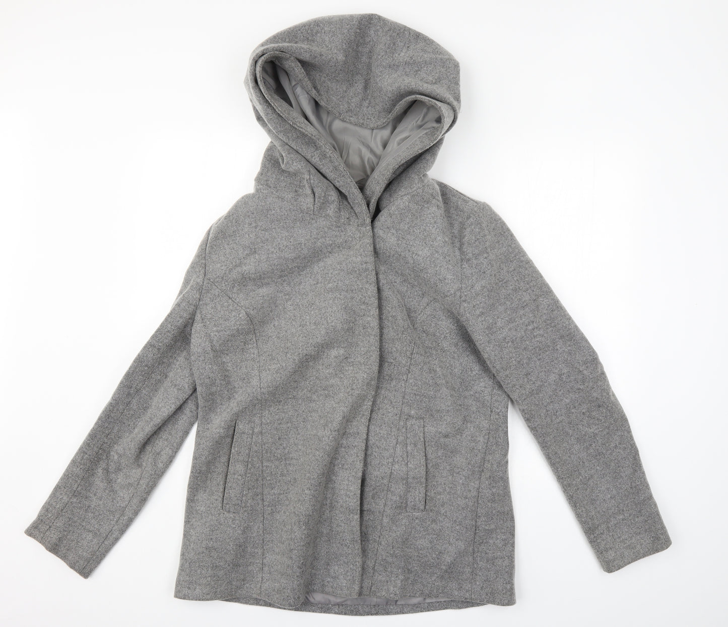 Womens Grey   Overcoat Coat Size 16