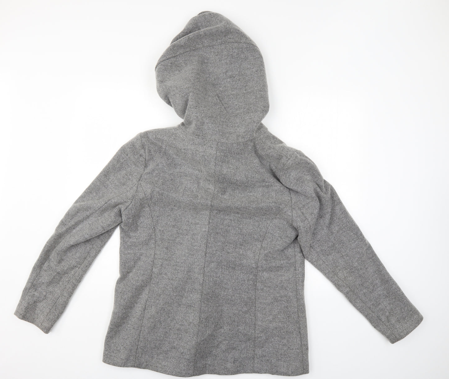 Womens Grey   Overcoat Coat Size 16