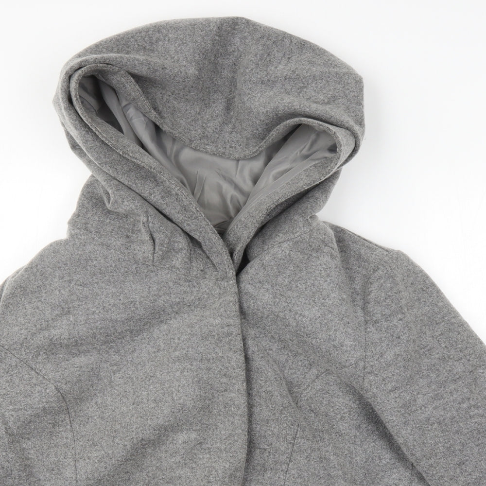 Womens Grey   Overcoat Coat Size 16