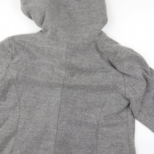 Womens Grey   Overcoat Coat Size 16