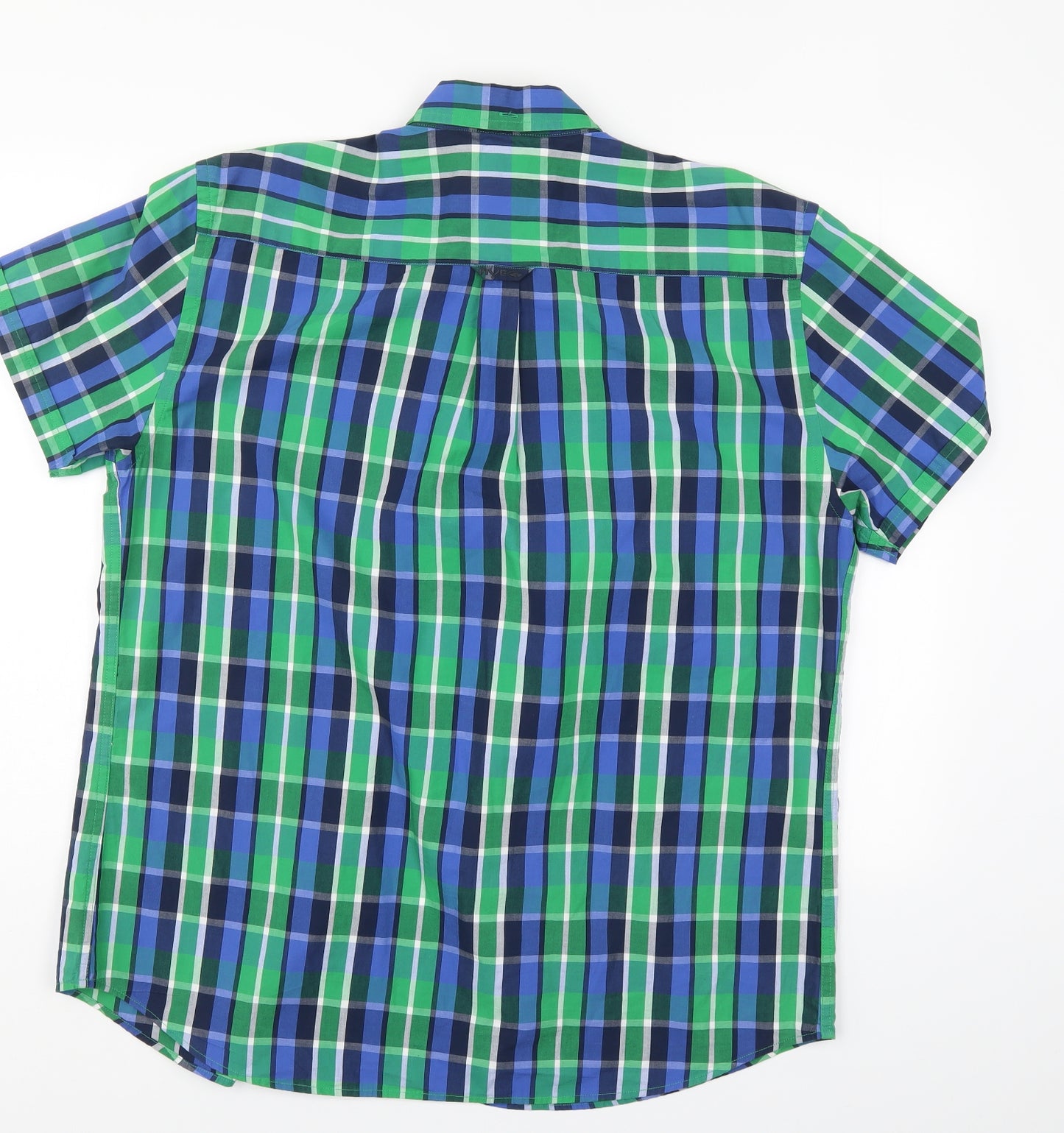Maine Mens Multicoloured Check   Button-Up Size L