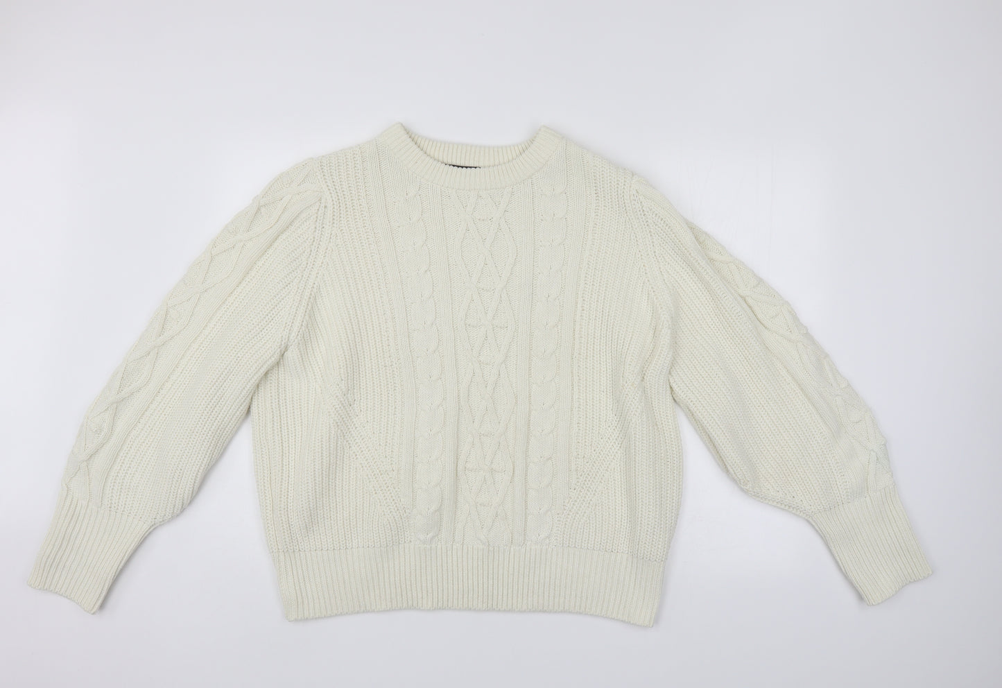 M&S Womens White   Pullover Jumper Size 22