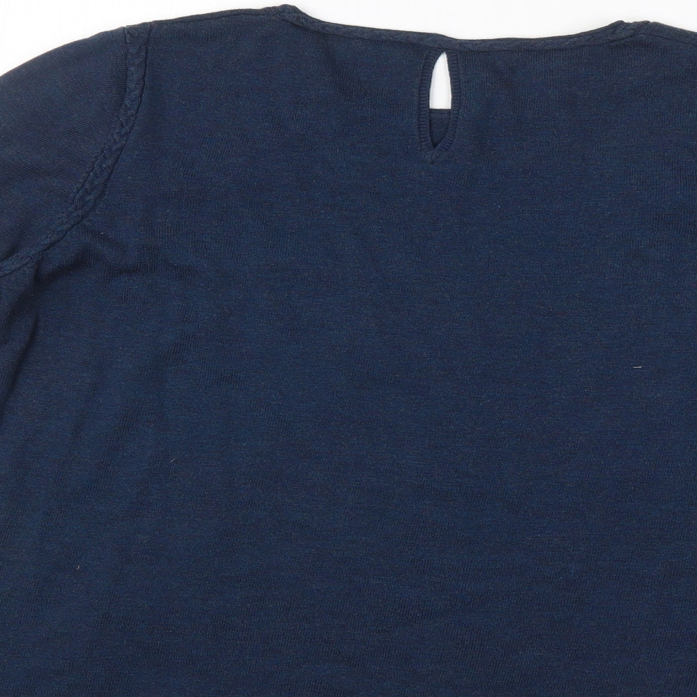 Monsoon Womens Blue   Pullover Jumper Size 22