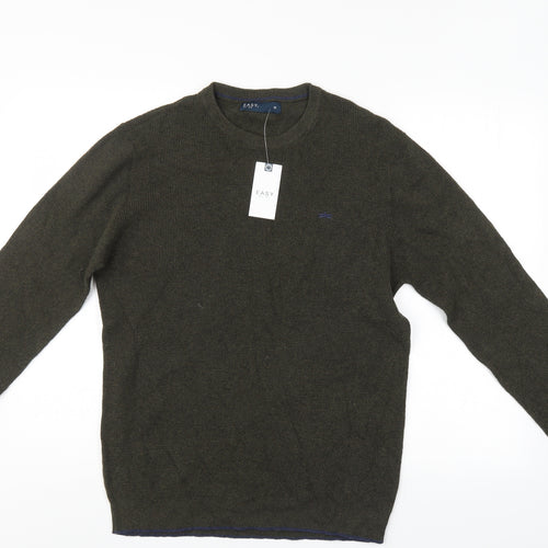 Easy Mens Green   Pullover Jumper Size M