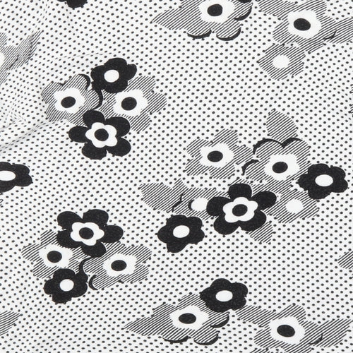 Pure & Natural Womens Multicoloured Floral  Pullover Jumper Size 16