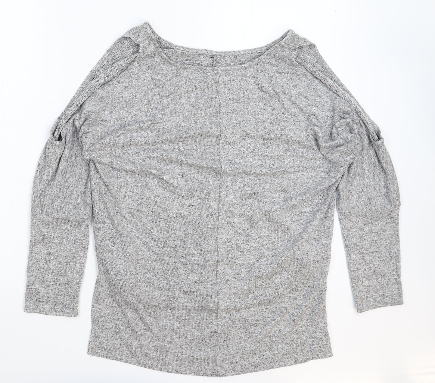 Preworn Womens Grey  Knit Pullover Jumper Size 16