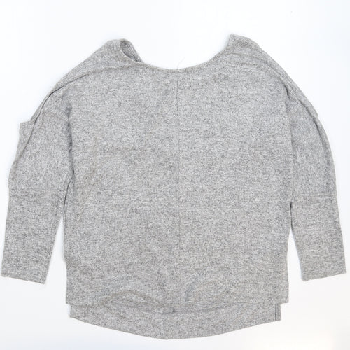 Preworn Womens Grey  Knit Pullover Jumper Size 16
