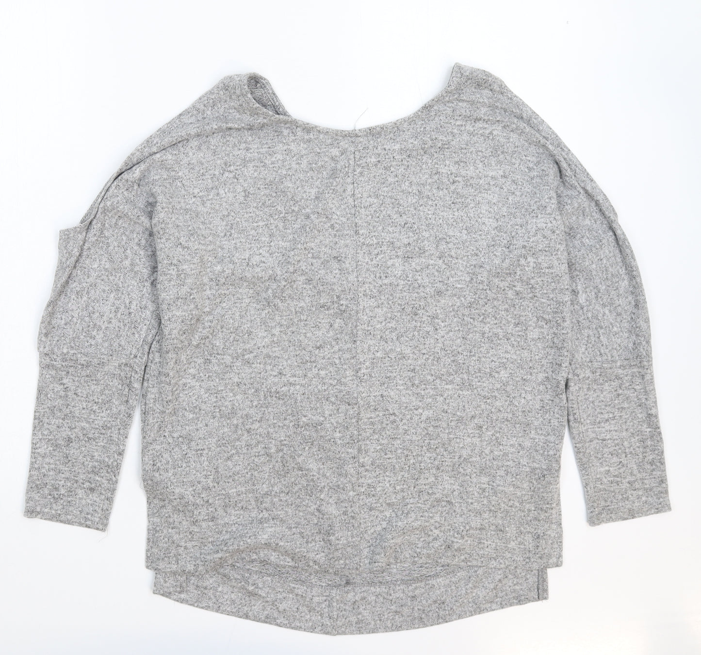 Preworn Womens Grey  Knit Pullover Jumper Size 16