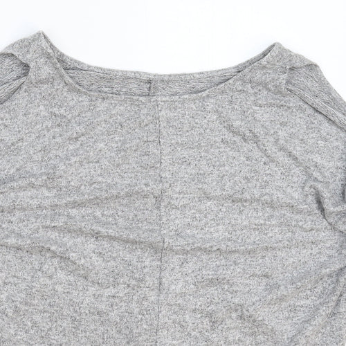 Preworn Womens Grey  Knit Pullover Jumper Size 16