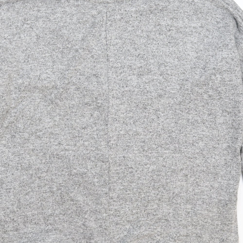 Preworn Womens Grey  Knit Pullover Jumper Size 16