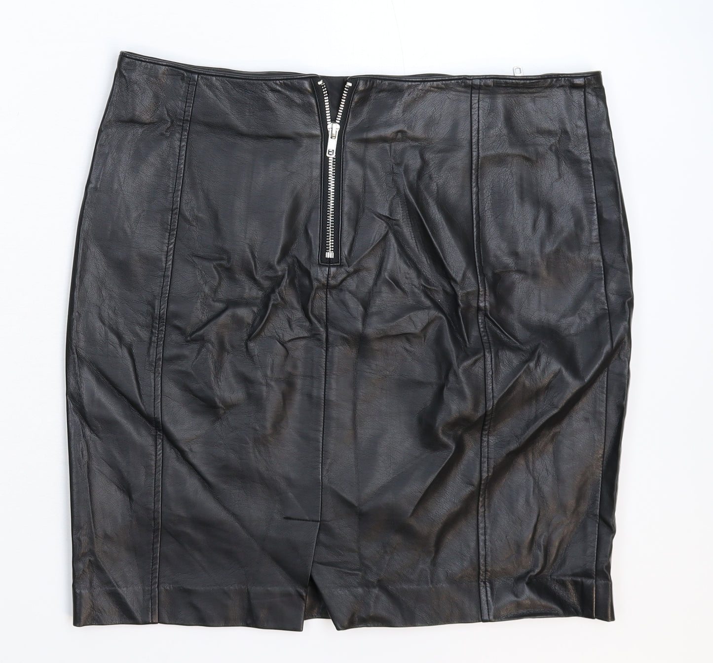 MaterialGirl Womens Black   Mini Skirt Size 14