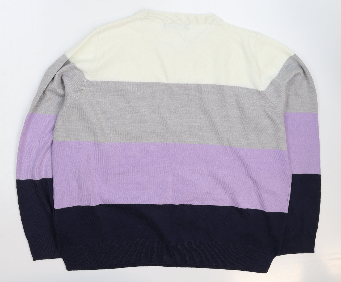 Marks and Spencer Womens Multicoloured  Knit Pullover Jumper Size 20