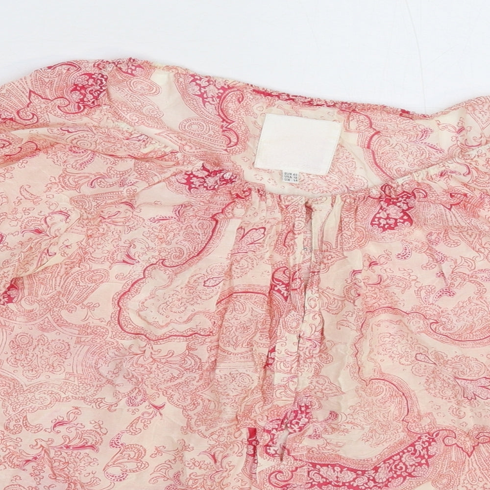 In Wear Womens White   Basic Blouse Size 14