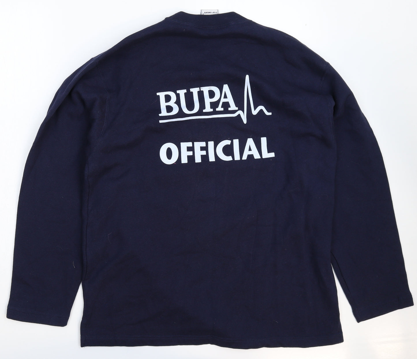 Hanes Mens Blue   Pullover Sweatshirt Size L