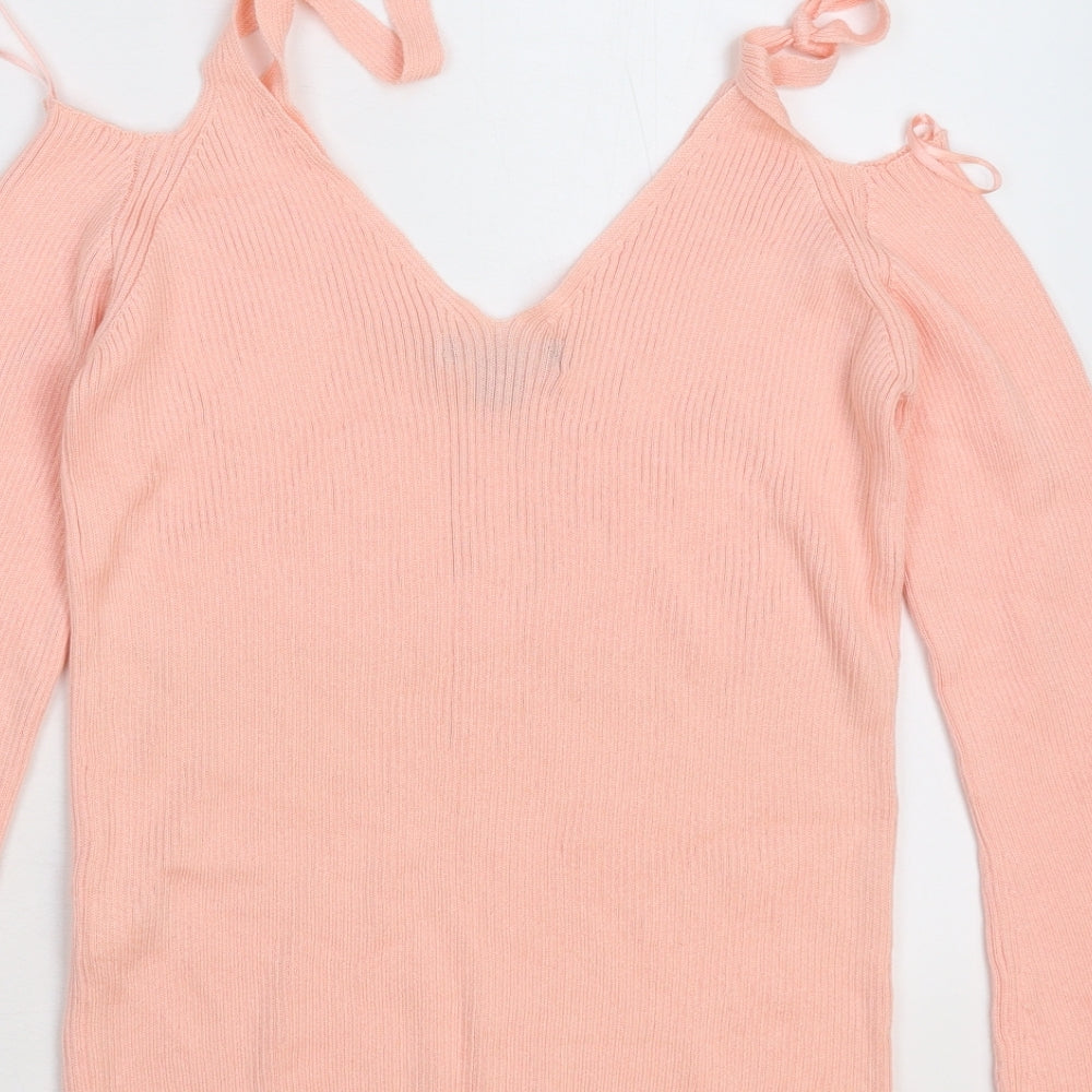 Atmosphere Womens Pink  Knit Pullover Jumper Size 14