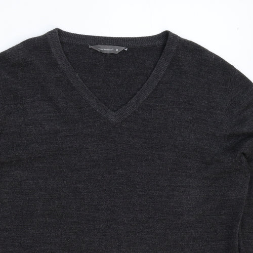 Cedar Wood State Mens Grey  Knit Pullover Jumper Size M