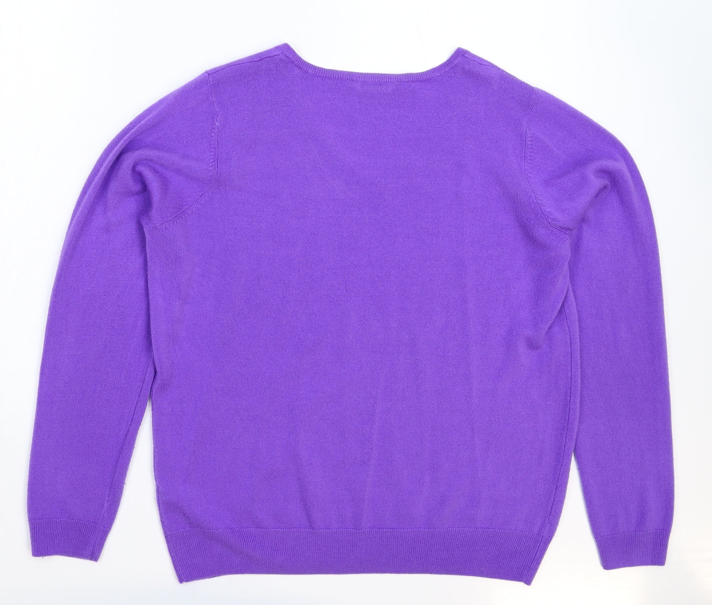 BHS Womens Purple  Knit Pullover Jumper Size 16
