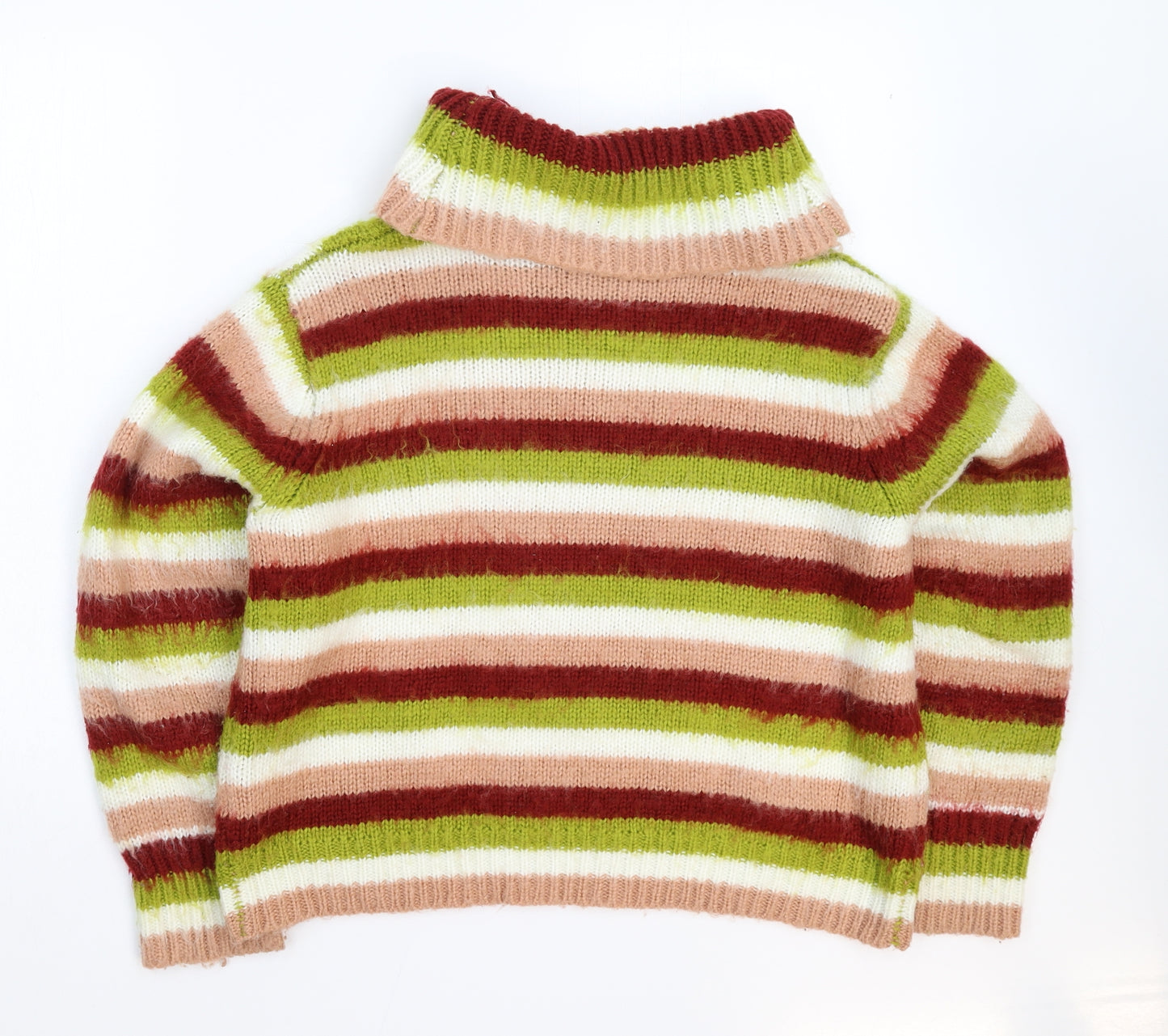 Papaya Womens Multicoloured  Knit Pullover Jumper Size M