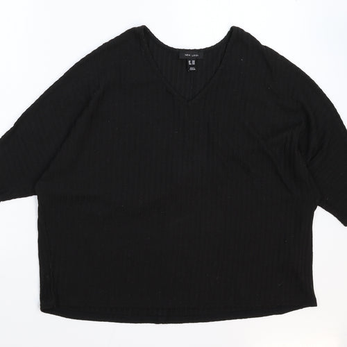 New Look Womens Black   Basic T-Shirt Size M