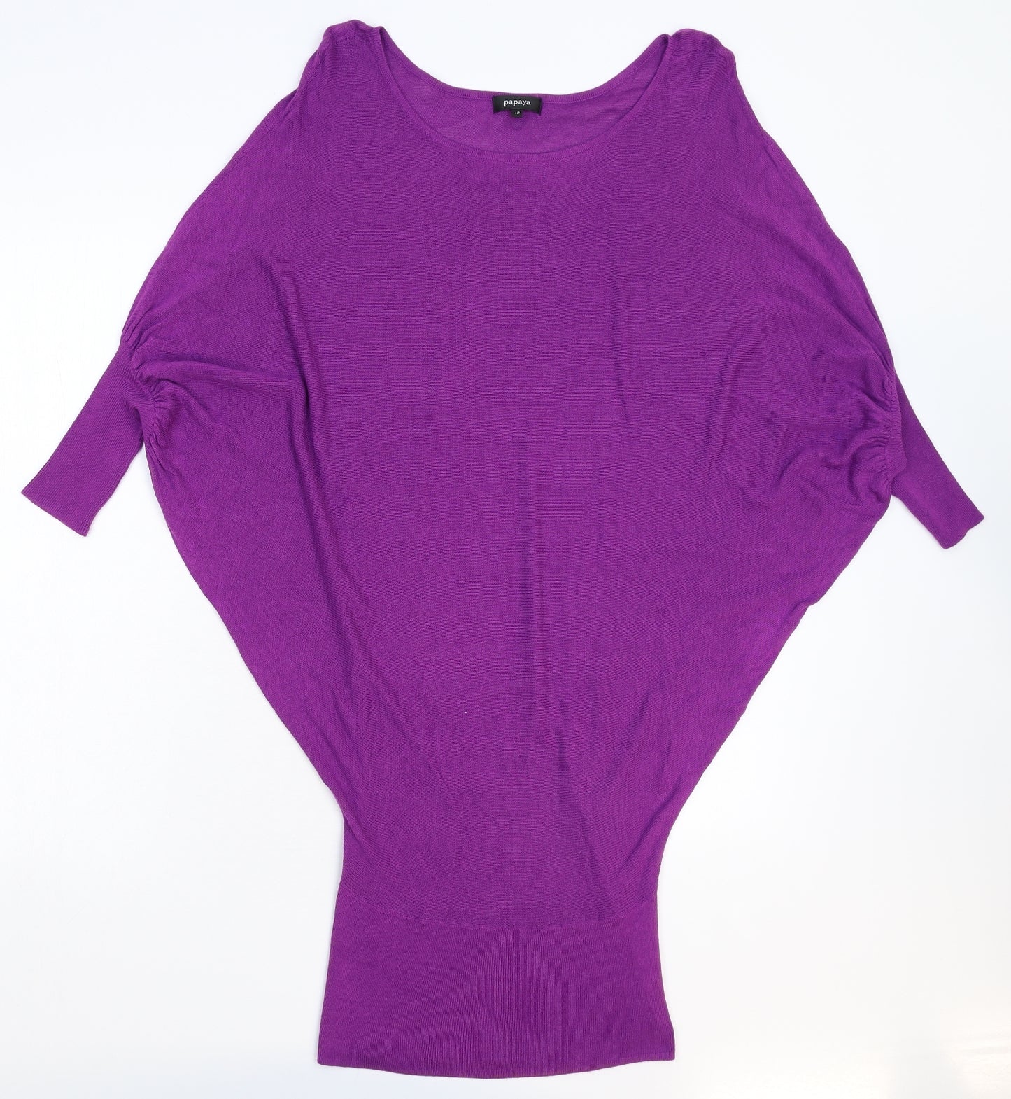 Papaya Womens Purple  Knit Jumper Dress  Size 12  - Oversized