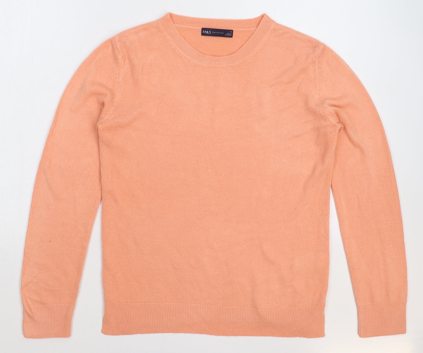 Marks and Spencer Womens Pink  Knit Pullover Jumper Size 8