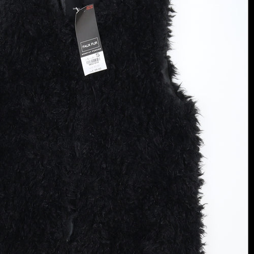 Dorothy Perkins Womens Black   Gilet Jacket Size S