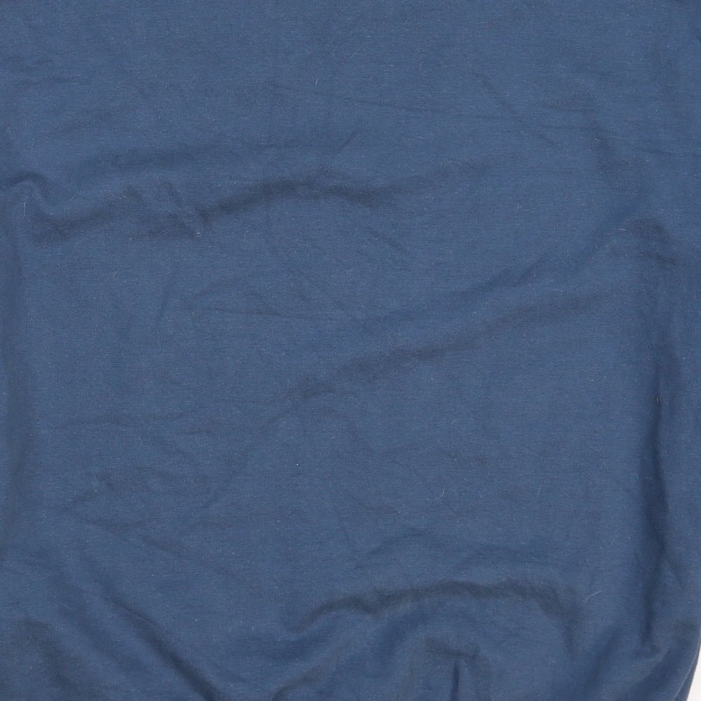 The Paper Press Mens Blue   Pullover Sweatshirt Size M