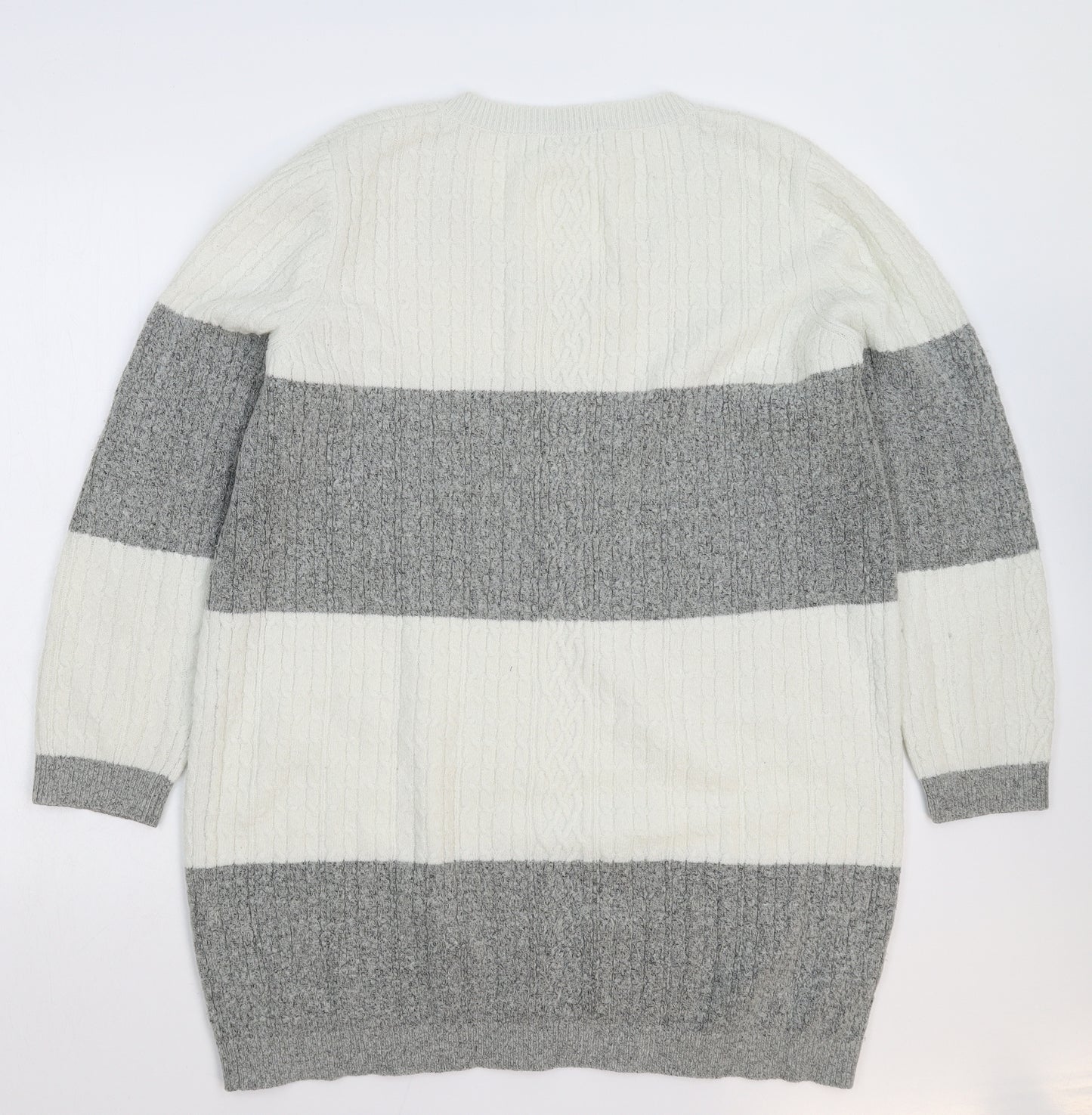 TU Womens Multicoloured  Knit Pullover Jumper Size 18