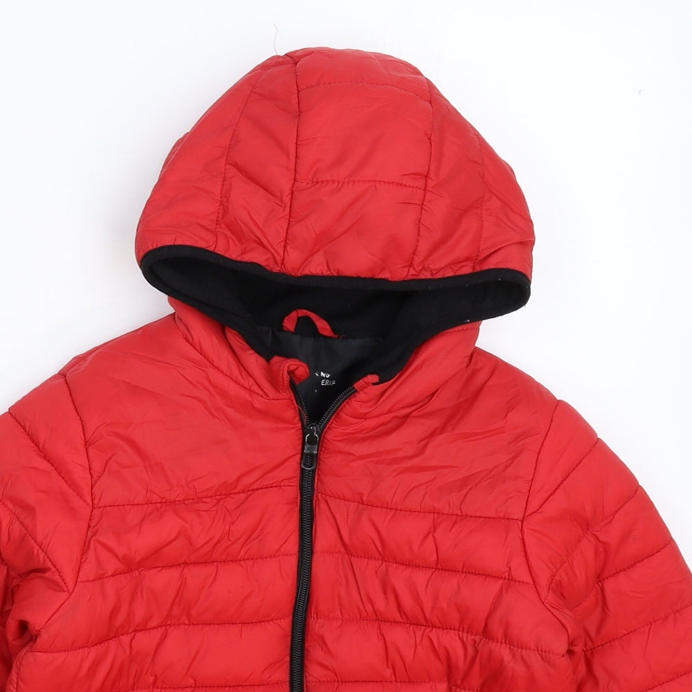 Primark Boys Red   Puffer Jacket Jacket Size 8-9 Years