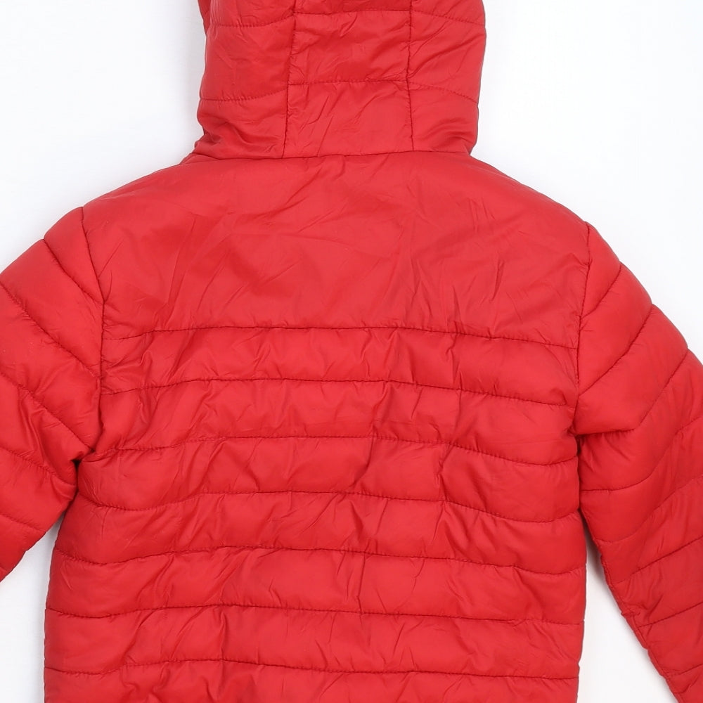 Primark Boys Red   Puffer Jacket Jacket Size 8-9 Years