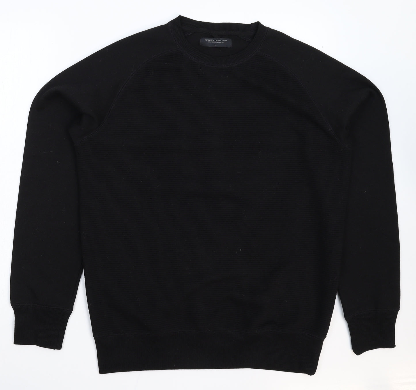 Matalan Mens Black   Pullover Sweatshirt Size L