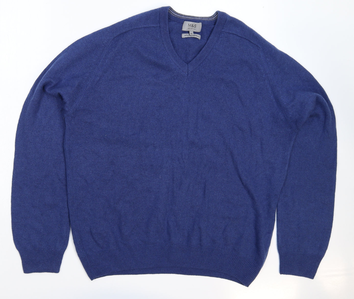 Marks and Spencer Mens Blue  Knit Pullover Jumper Size XL