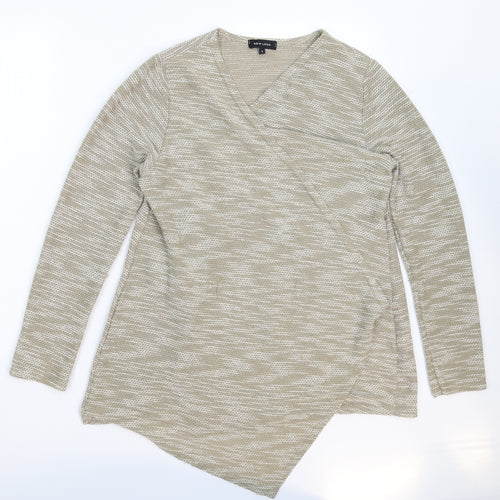 New Look Womens Grey  Knit Cardigan Jumper Size L