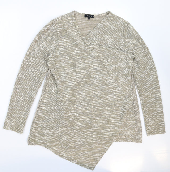 New Look Womens Grey  Knit Cardigan Jumper Size L