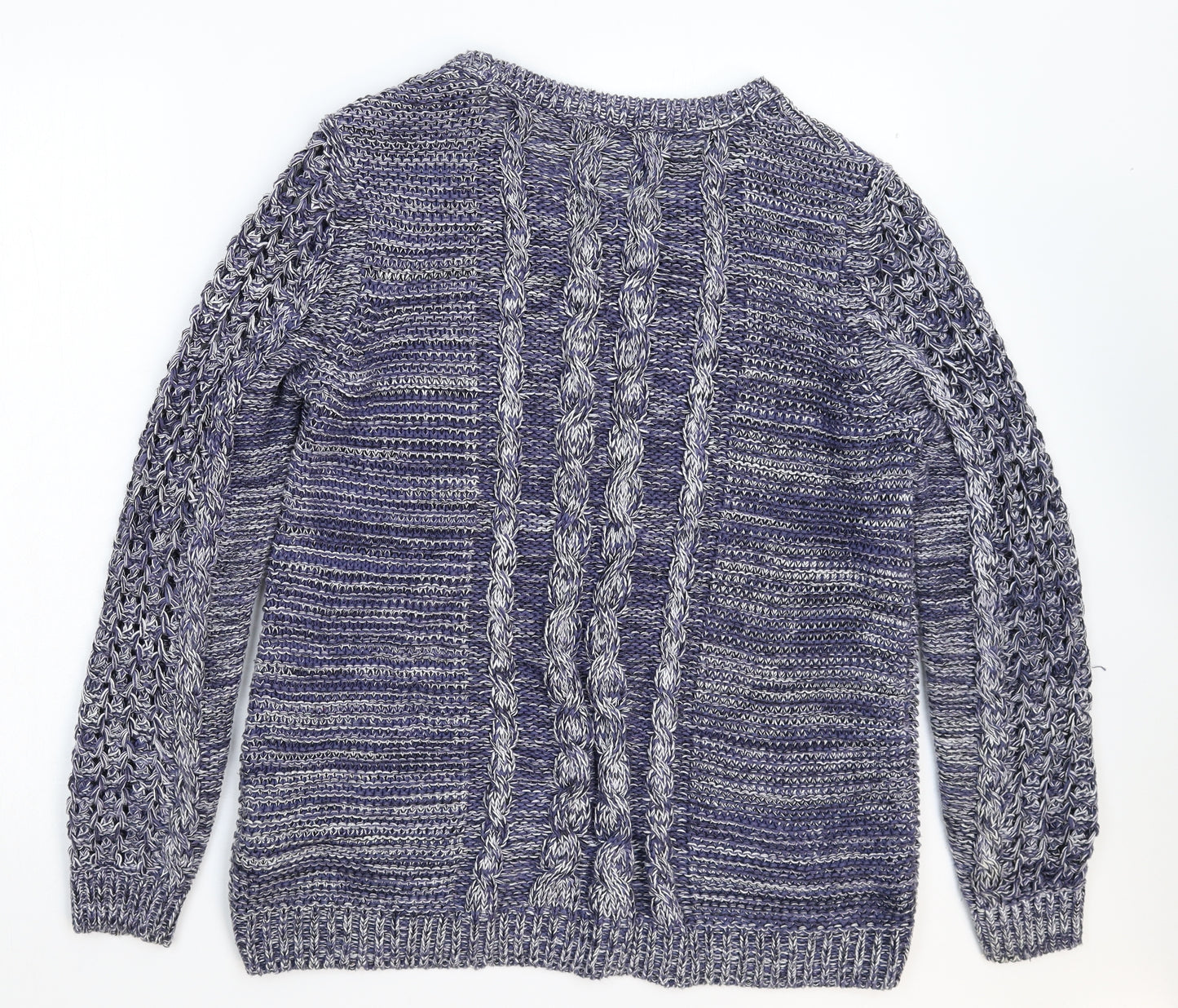 Marks and Spencer Womens Blue  Knit Pullover Jumper Size 12