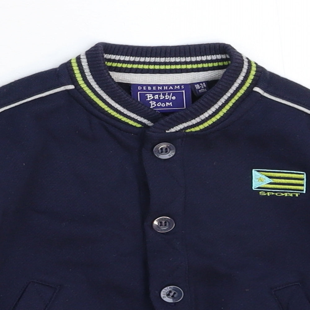 Debenhams Boys Multicoloured   Varsity Jacket Jacket Size 18-24 Months