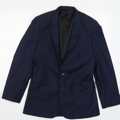 Nit Taylor Mens Blue   Jacket Suit Jacket Size 34