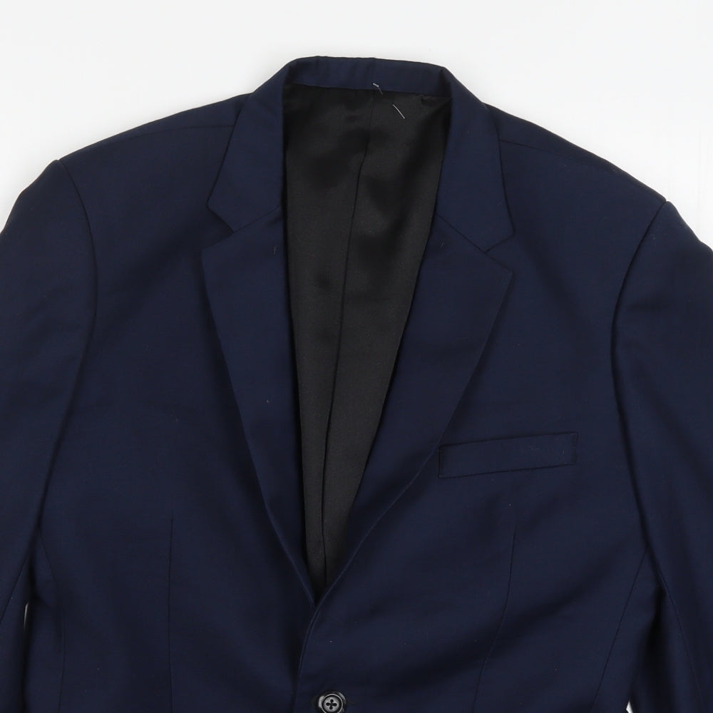 Nit Taylor Mens Blue   Jacket Suit Jacket Size 34