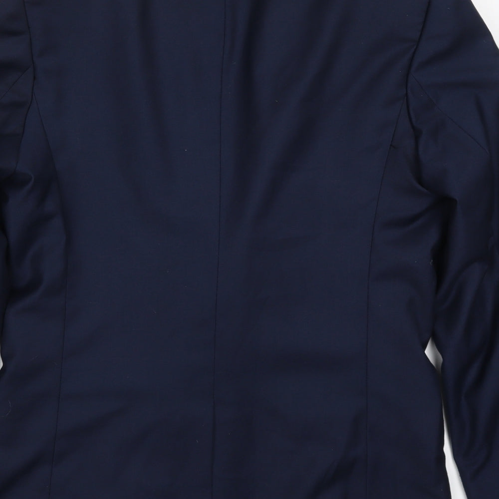 Nit Taylor Mens Blue   Jacket Suit Jacket Size 34