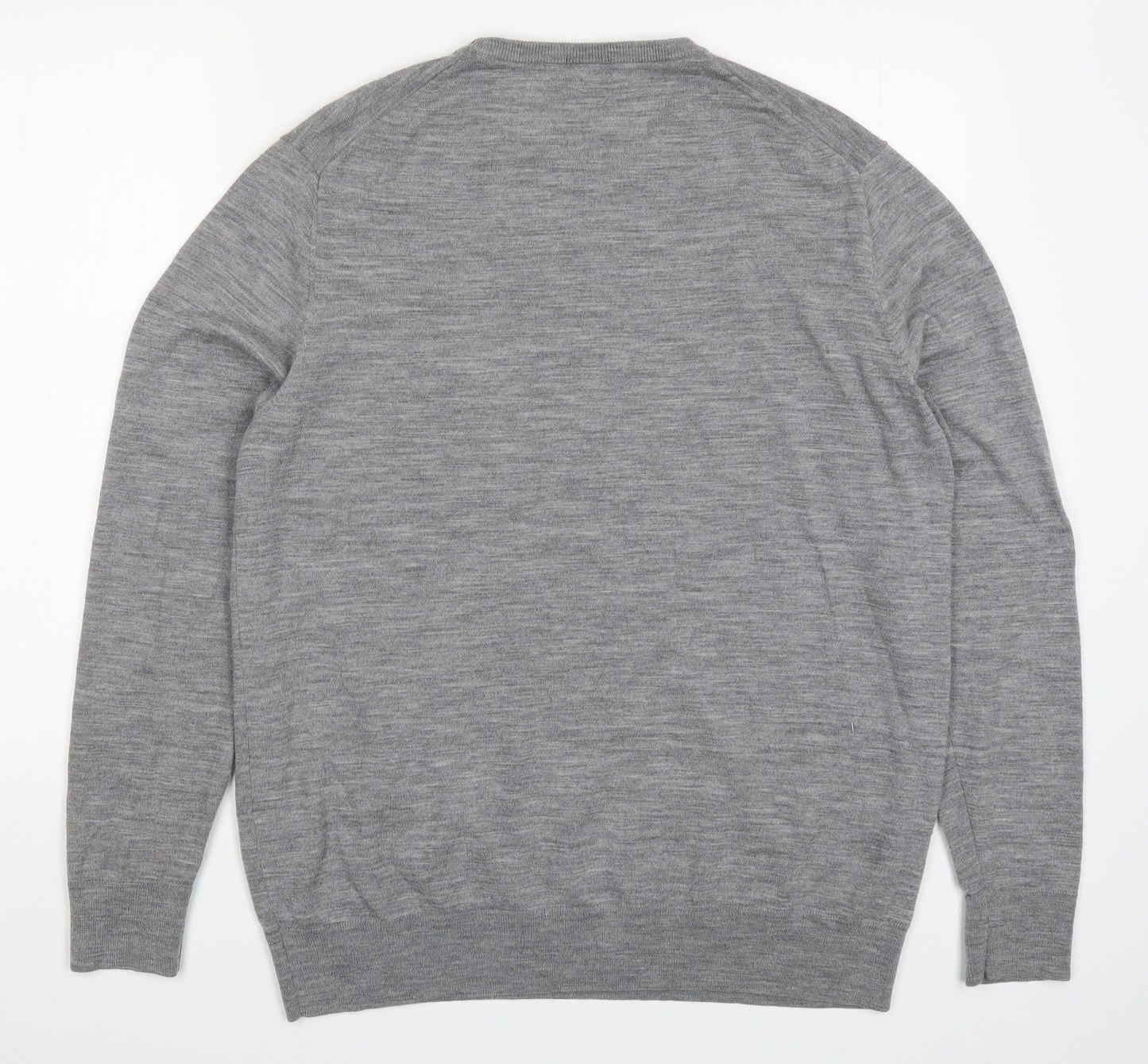 Uniqlo Mens Grey  Knit Pullover Jumper Size XL
