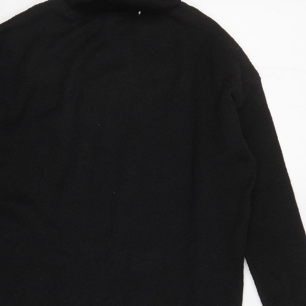 Primark Womens Black  Knit Jumper Dress  Size 4