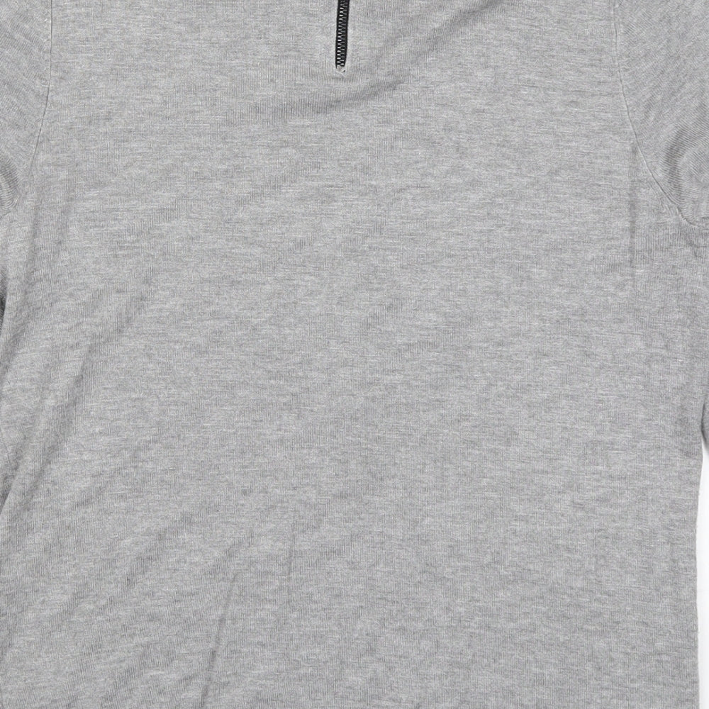 Papaya Womens Grey  Knit Pullover Jumper Size 10