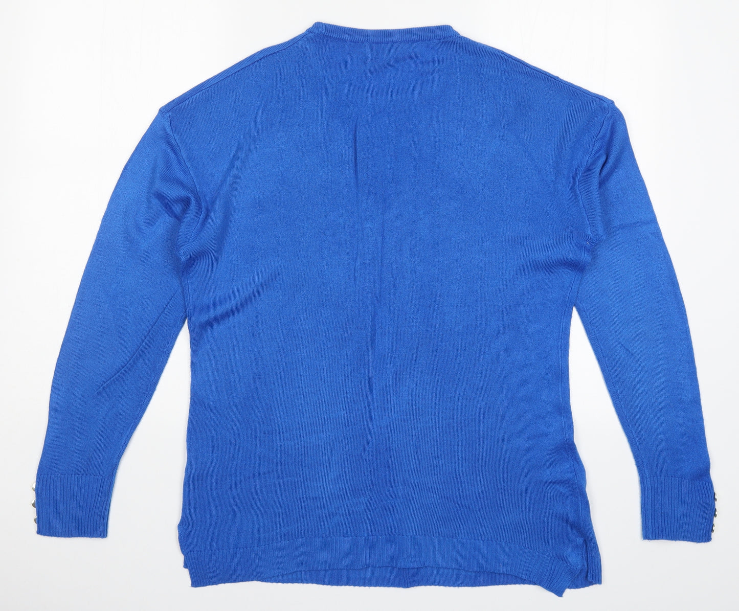 Pep&Co Womens Blue  Knit Shrug Jumper Size 14