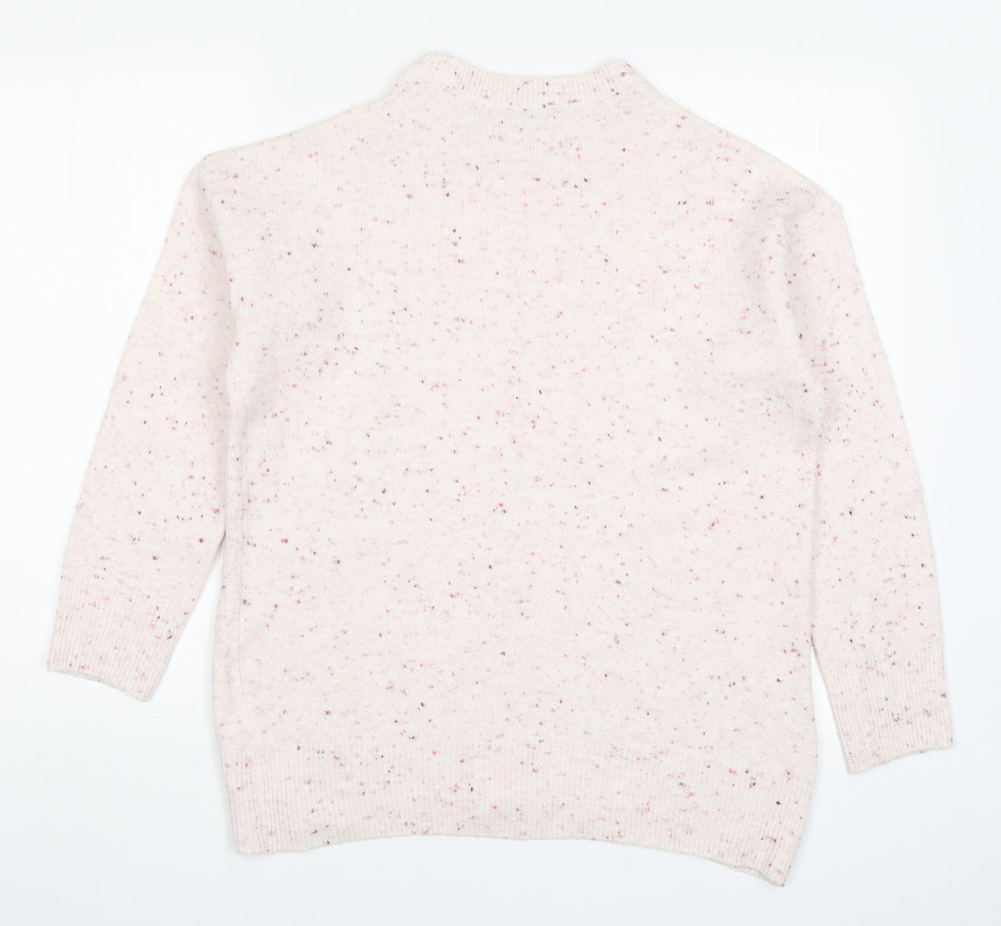 Nutmeg Womens Pink  Knit Pullover Jumper Size 12