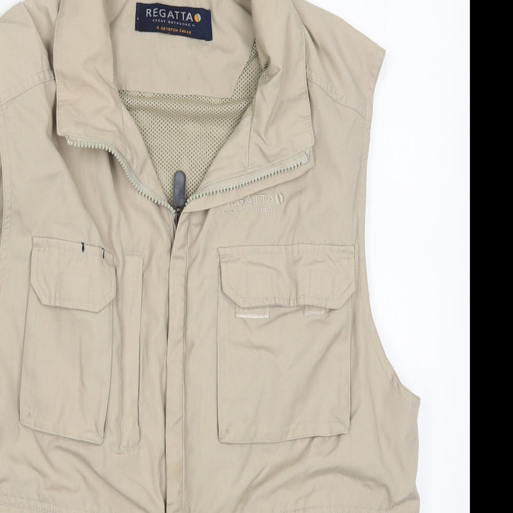 Regatta Mens Beige   Gilet Jacket Size S