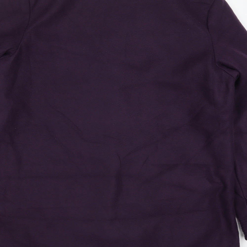 Gabriella Vicenga Womens Purple   Pea Coat Coat Size 14