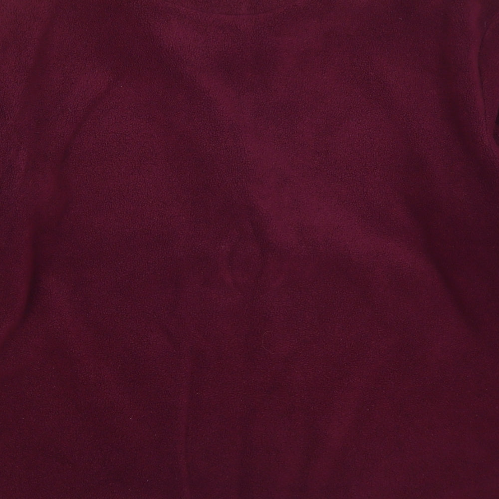 Paramour Womens Purple  Fleece Jacket  Size S