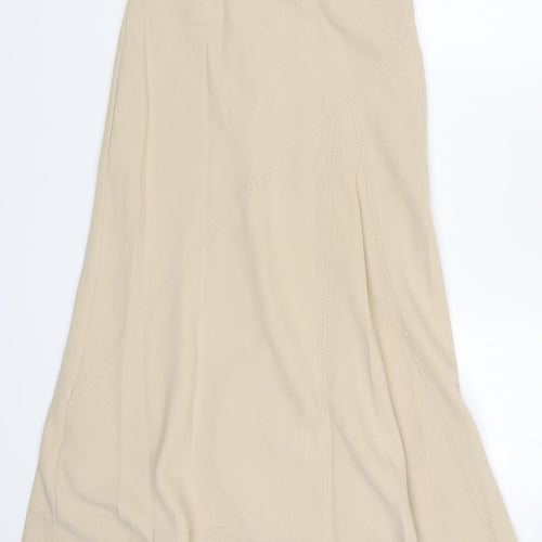 Preworn Womens Beige   A-Line Skirt Size 30 in